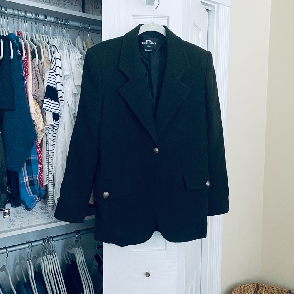 Zara Limited Edition Wool Blend Blazer